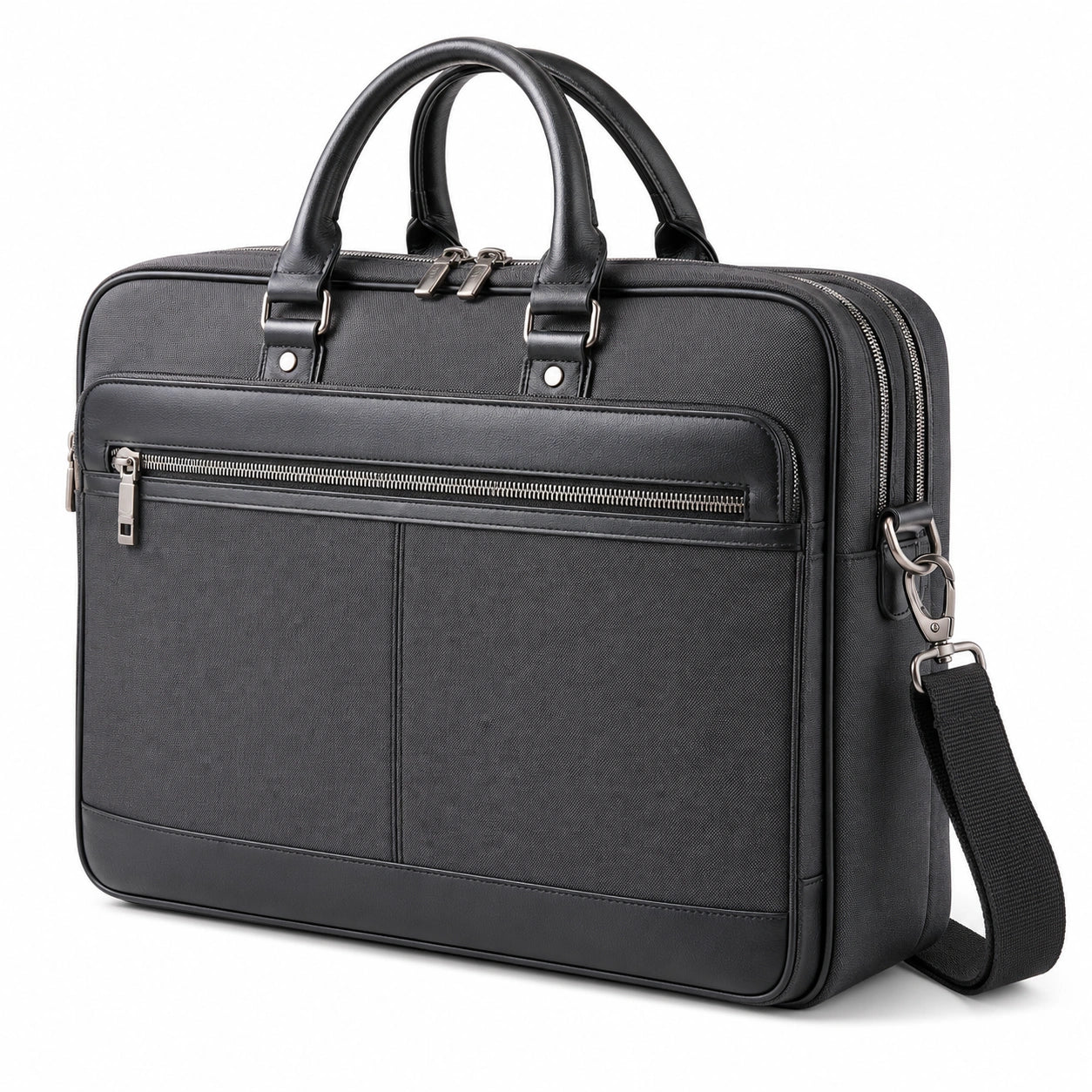 Business Laptoptasche Schwarz mit Schulterriemen