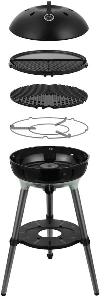 Cadac Campinggrills, aus Stahl und Kunststoff, Schwarz/Silber