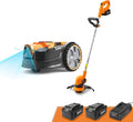 Mähroboter OcuMow16, 24 V, kabellos, verstellbar, Orange/Schwarz/Silber, Lawnmaster