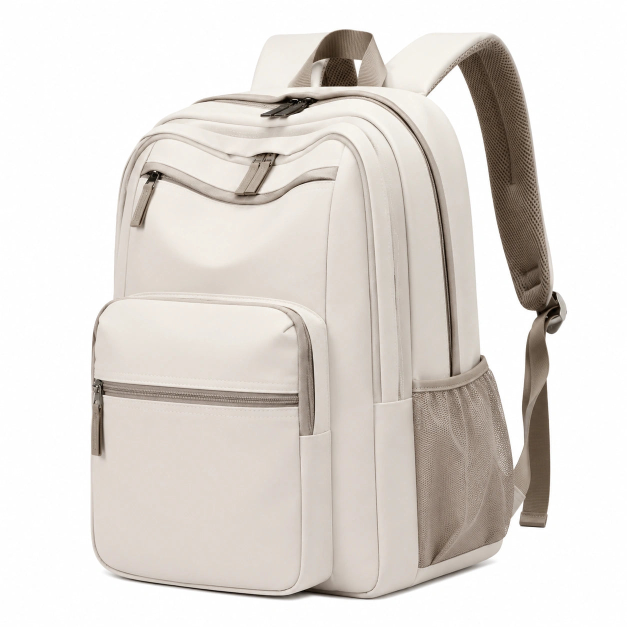 Laptop-Rucksack 17 Zoll Wasserabweisend Beige