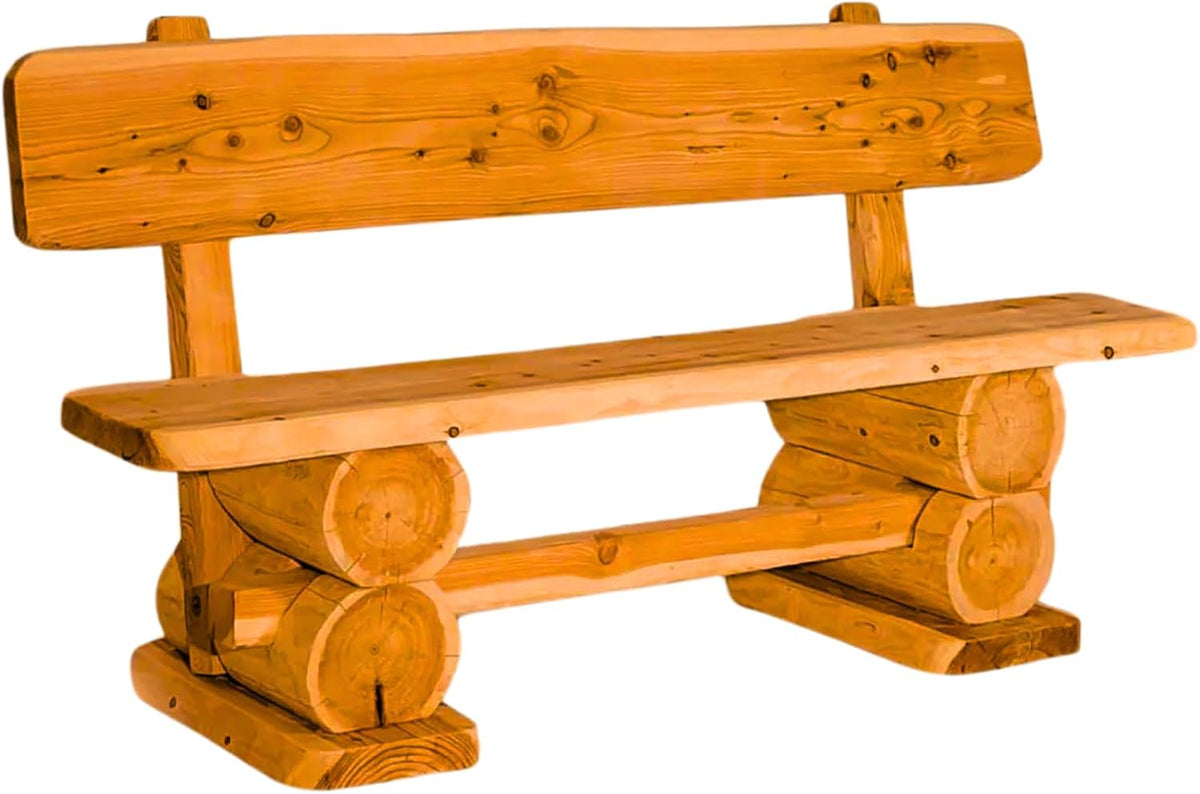 Bänke, 160 cm, aus Massivholz und Kiefernholz, für den Garten und die Terrasse, Mega Holz