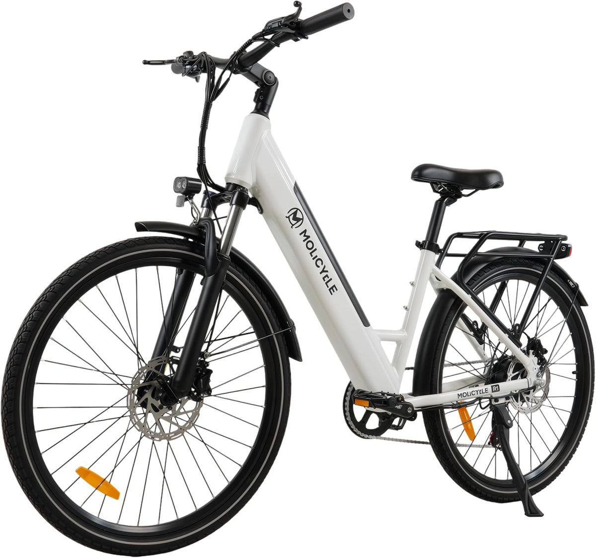 Molicycle R1 E-Bike, 36 V, 14.5 Ah, 26 Zoll, bürstenlos, Weiß/Schwarz