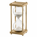 Goldene Sanduhr mit Metallrahmen 30 cm