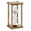 Sanduhr mit Metallrahmen in Gold, 60 Minuten Timer