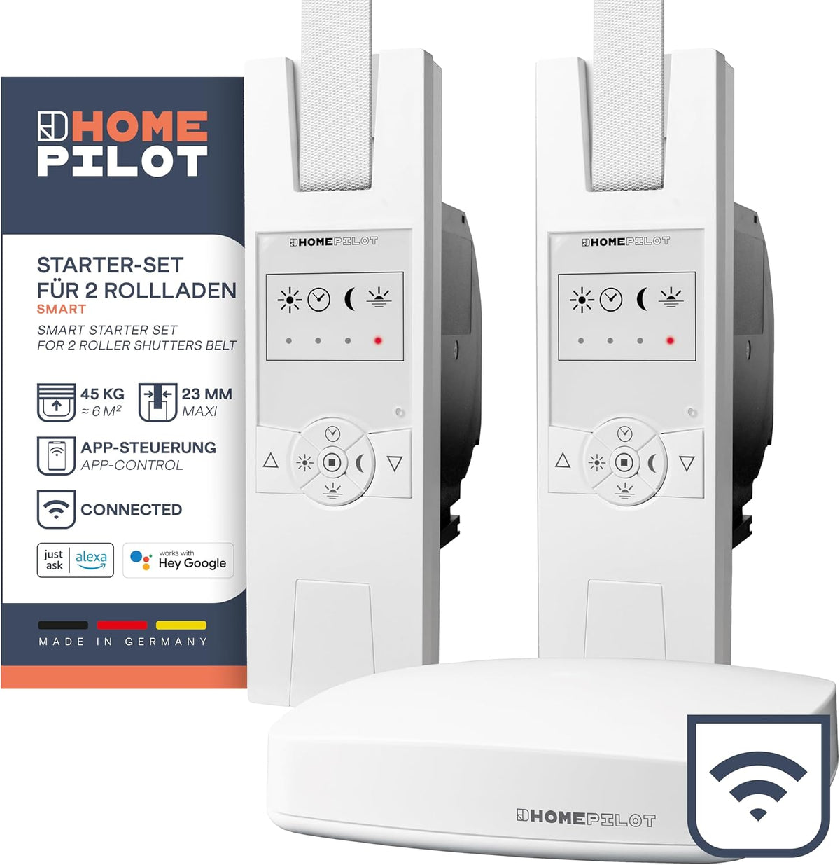 Rollladenschalter Gateway premium, mit App-Steuerung, Weiß, Homematic