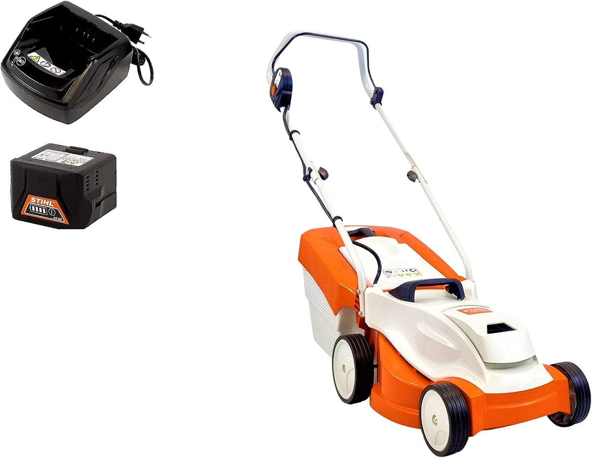 Stihl AK20 Rasenmäher, Orange/Weiß