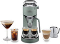 Kaffeemaschine EC890.GR, 15 cm, höhenverstellbar, Grün/Silber, Gastroback
