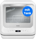 Geschirrspüler, 36–70°C, 42 cm, Weiß, für Camping, Bomann