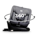 Kinderkraft Autokindersitz, 0–36 kg, 40–150 cm, verstellbar, mit Liegeposition, Grau