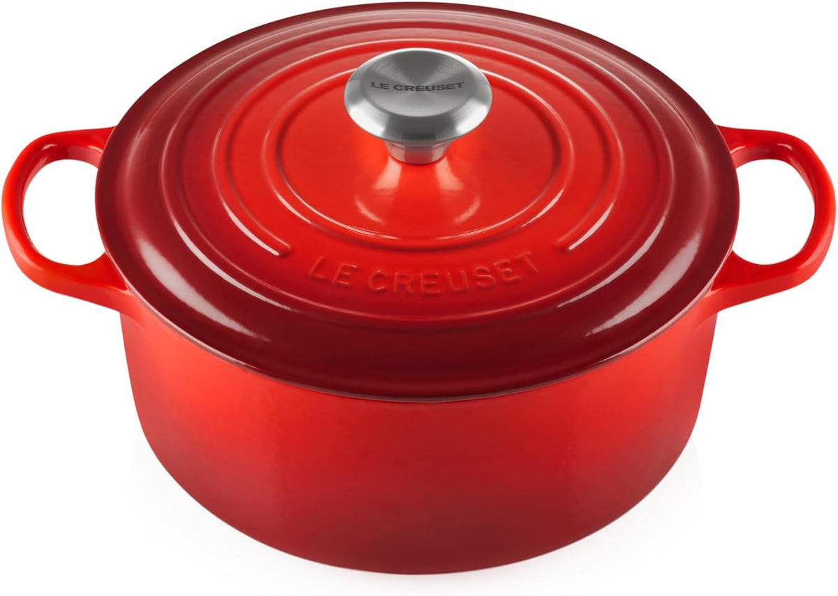 Bräter & Schmortöpfe, 4,2 l, 24 cm, 4,305 kg, Kirschrot