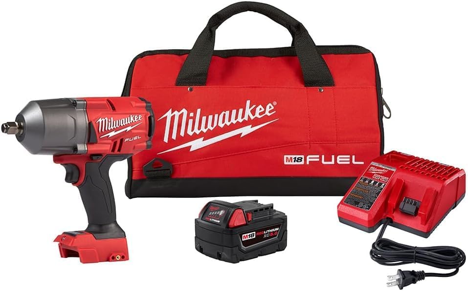 Milwaukee M18 Schlagschrauber, 0 Ah, 5.1 cm, Rot/Schwarz