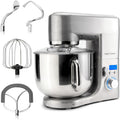 Profi Cook Küchenmaschine, 10 L, 1500 W, aus Edelstahl und Stahl, mit Timer, für die Küche, Silber