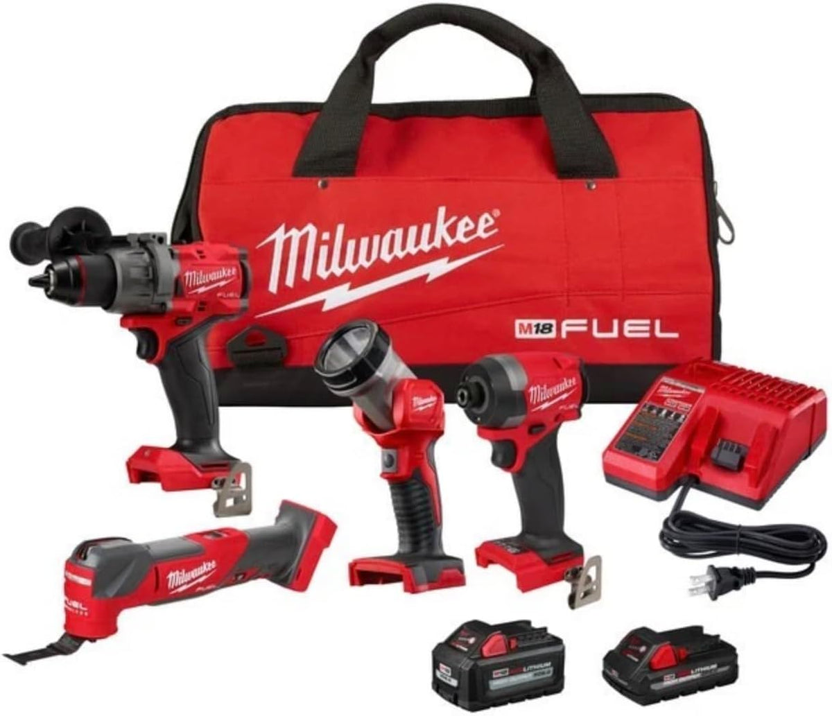 Elektrowerkzeuge 3698, 18 V, 6.0 Ah, 3.0 Ah, bürstenlos, Rot/Schwarz, Milwaukee