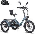 E-Bike F20, 48 V, 20 Zoll, 180 kg, bürstenlos, Blau/Schwarz, Fafrees