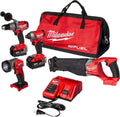 Milwaukee M18 Werkzeug-Sets, mit LED, bürstenlos, kabellos, Rot/Schwarz
