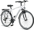 E-Bike Premium Trekking, Weiß/Schwarz, Licorne Bike