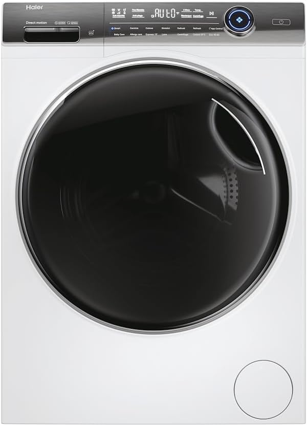 Haier A-30 Waschmaschine, 1400 U/min, 11 kg, Weiß/Schwarz