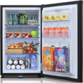 Kühlschrank 12V 230V Camping, 50 L, verstellbar, für Camping, Schwarz/Weiß, SMETA