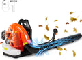 VEVOR Laubbläser, verstellbar, Orange/Schwarz/Weiß, aus Stoff