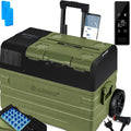 Kühlschränke, 52 L, 230 V, 20 °C, mit App-Steuerung, mit LED, für Camping, Grün/Schwarz, KESSER