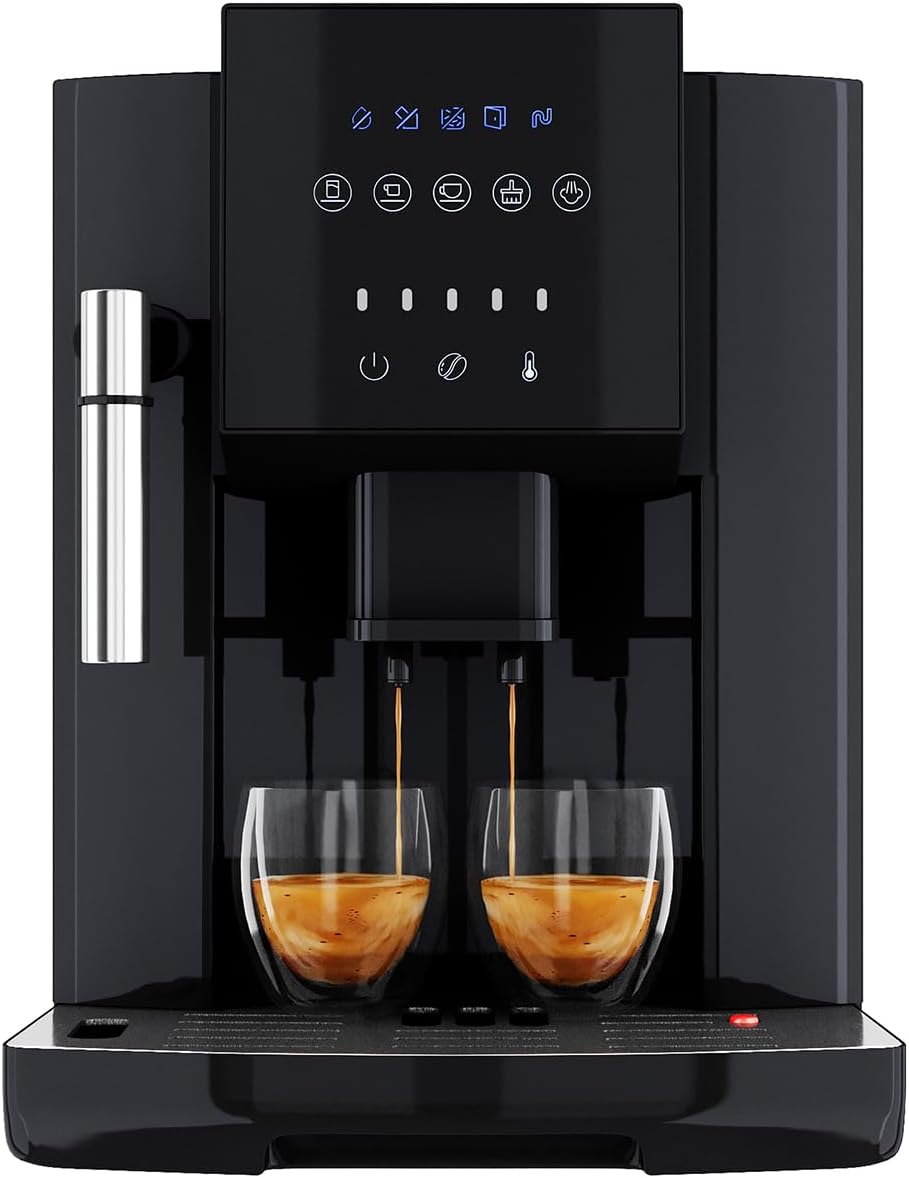 Kaffeevollautomat, Schwarz, Profi Cook