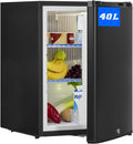 Kühlschrank 40L Camping, 12 V, 230 V, für Camping, Schwarz, SMETA