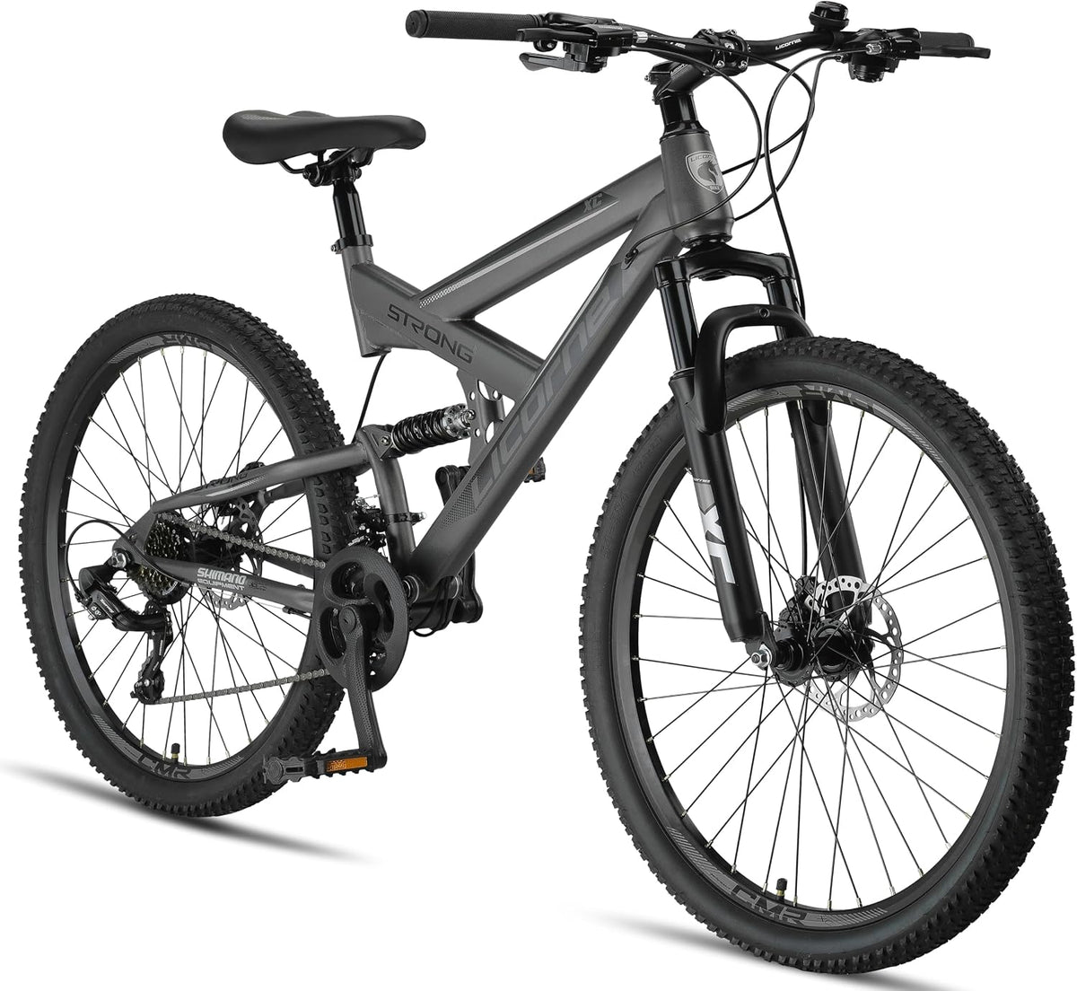 Licorne Bike E-Bike, 29 Zoll, Schwarz