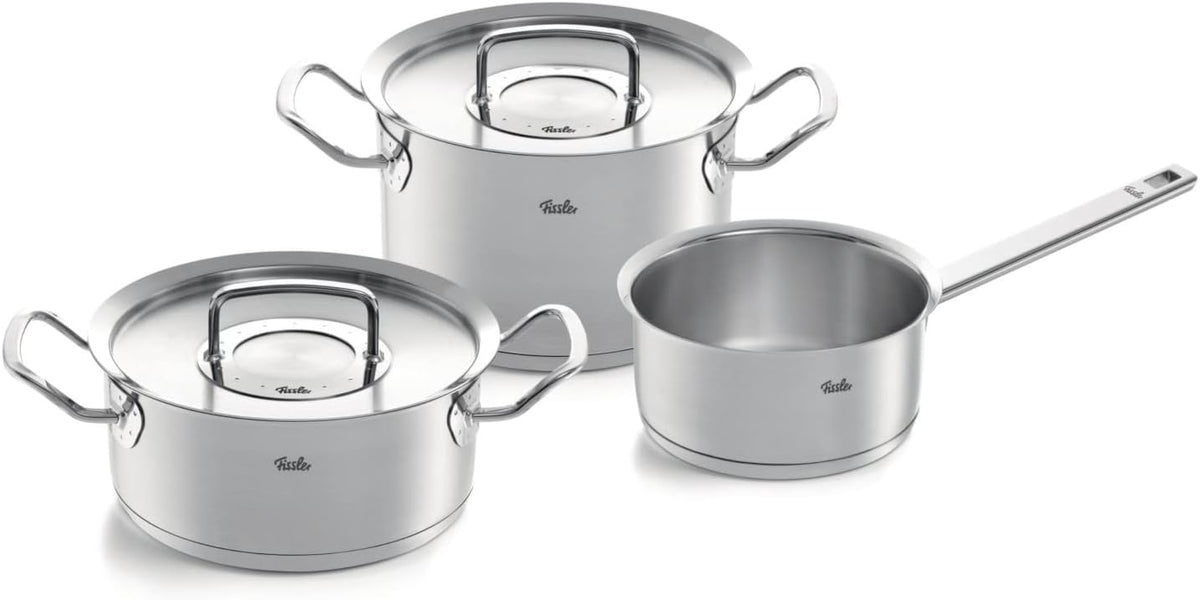 Fissler Original Kochtöpfe, aus Edelstahl und Stahl, Silber