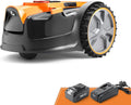 Lawnmaster m2 Mähroboter, 2 Ah, ohne Begrenzungskabel, kabellos, Orange/Schwarz