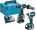 Makita DLX2174TJ1 Akku-Bohrschrauber, Blau/Schwarz