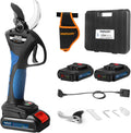 SWANSOFT 8605 Akku Astschere Gartenscheren, 1050 W, 21 V, 40 mm, für Kletterpflanzen, kabellos, für den Garten, Schwarz/Blau