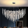 YZBEIMDAI Luxus Kronleuchter, höhenverstellbar, für das Wohnzimmer und das Schlafzimmer, Transparent
