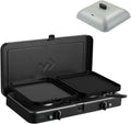 Cadac Turbo Deluxe Campinggrills, für Camping, aus Aluminium, Schwarz/Silber