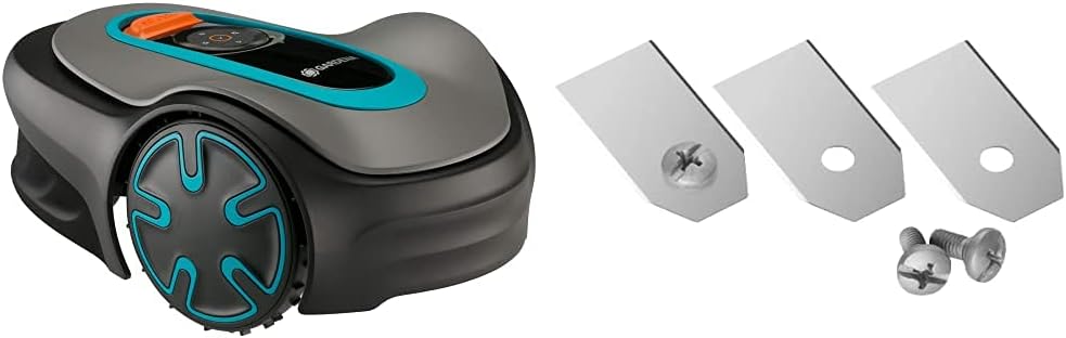Gardena Mähroboter, 250 m², Schwarz/Grau/Türkis