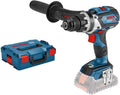 Bosch Professional 18V System Akku-Bohrschrauber, 12 mm, ohne Akku, bürstenlos, Blau/Schwarz/Rot