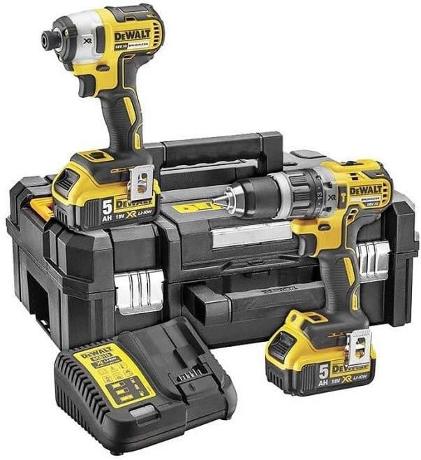 DEWALT DCK266P2T-GB Bohrmaschinensets, 1 W, 18 V, bürstenlos, Gelb/Schwarz
