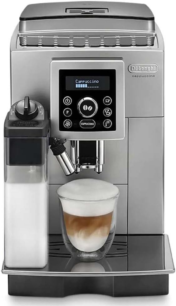 DELONGHI Kaffeevollautomat, 1,8 l, 15 bar, Silber/Schwarz