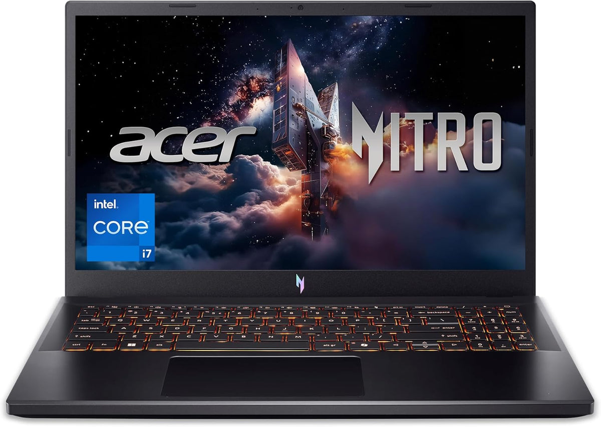 Acer i7-13620H Notebook, 16 GB, 1 TB, 165 Hz, mit WLAN, mit KI-Erkennung, Schwarz