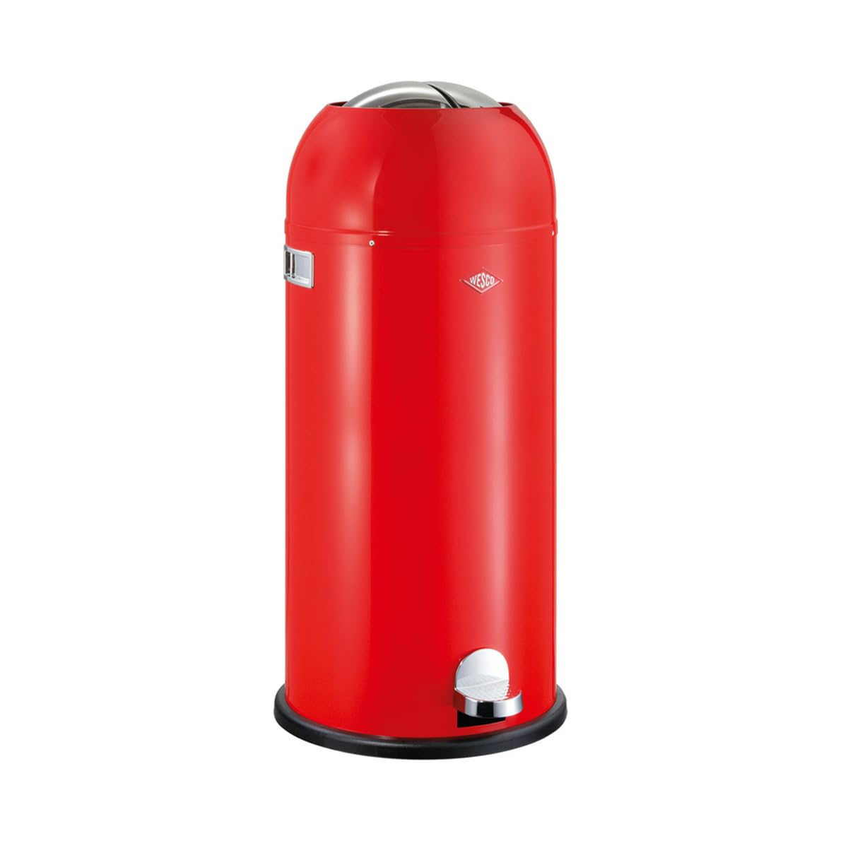 WESCO Küchenabfalleimer, aus Stahl, Rot