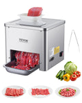 VEVOR Allesschneider, 550 W, 3,5 mm, 159 kg, aus Edelstahl und Stahl, Silber