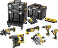 DEWALT DCK685P3T-QW Bohrmaschinensets, mit Magnetverschluss, mit LED, bürstenlos, Schwarz/Gelb
