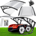 Mähroboter, 82 × 103 × 47 cm, mit Garage, für den Garten, Transparent/Schwarz, KESSER