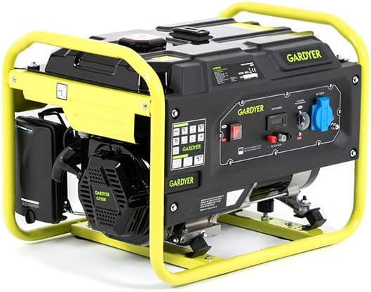 Sabel Landmaschinen & Gartengeräte GmbH G3100 Stromerzeuger, 3000 W, 230 V, Schwarz/Gelb