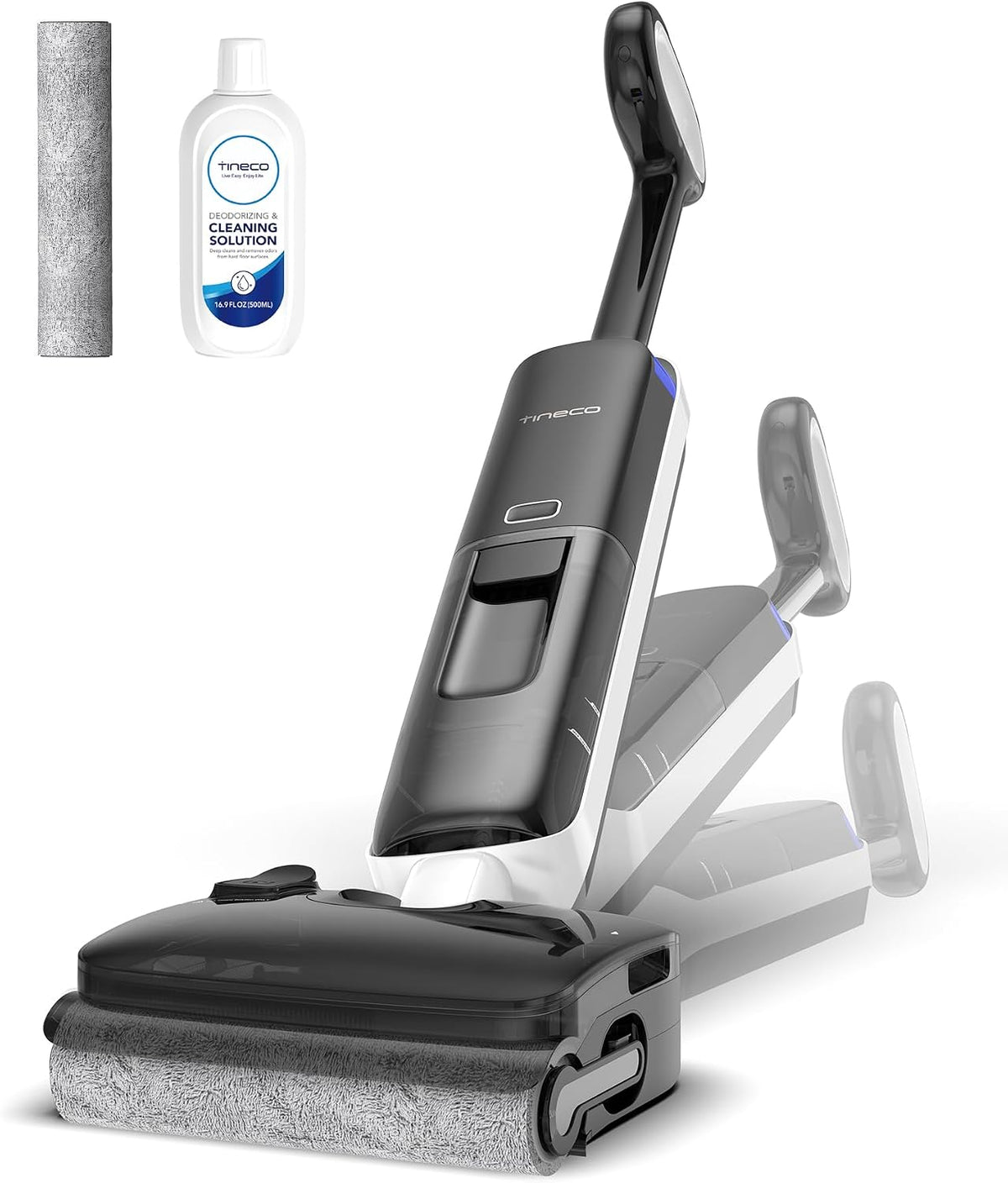 Tineco S6 Nass- und Trockensauger, mit Selbstreinigung, Schwarz/Weiß
