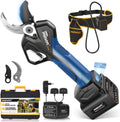 SWANSOFT PRU40 Baumscheren & Gartenscheren, 1050 W, 21 V, 4 Ah, bürstenlos, für den Garten, Blau/Schwarz