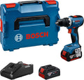 Bosch Professional 18V System Akku-Bohrschrauber, 5.0 Ah, bürstenlos, Blau/Schwarz/Rot