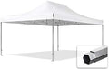 TOOLPORT Gartenpavillon, 4 × 6 m, 50 mm, wasserdicht, Weiß