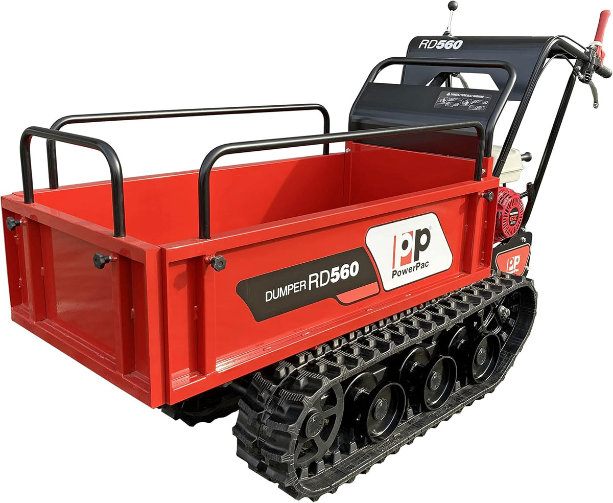PowerPac RD560 Baumaschinen & Zubehör, 4,8 kW (6,5 PS) mit Elektrostart, Rot/Schwarz