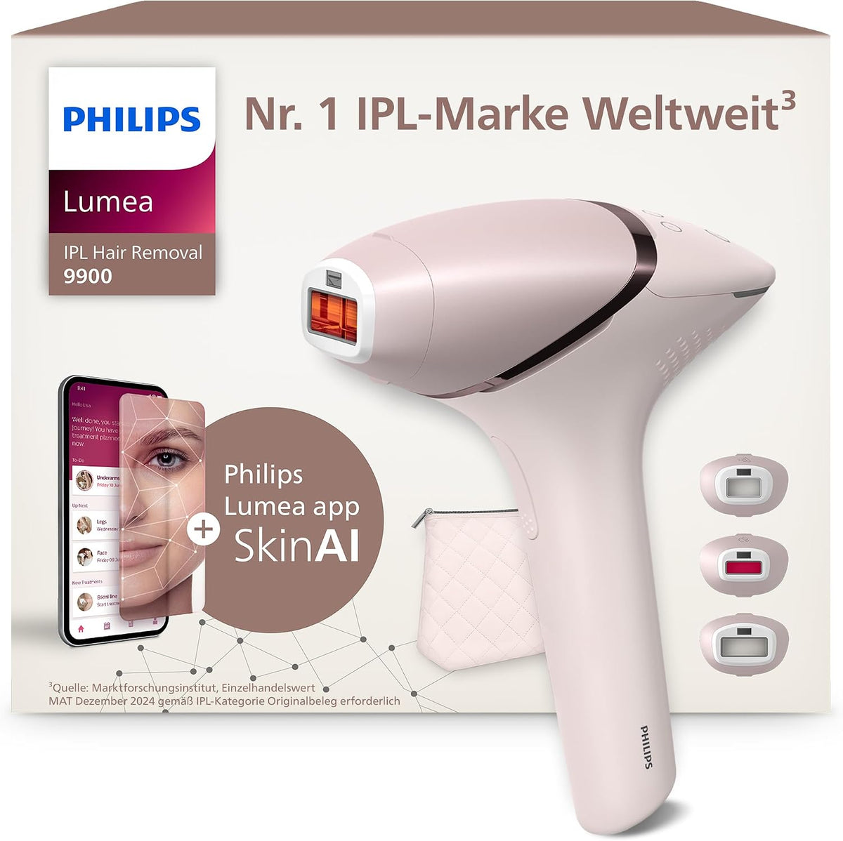 Philips BRI953/02 Systeme, kabellos, Rosa