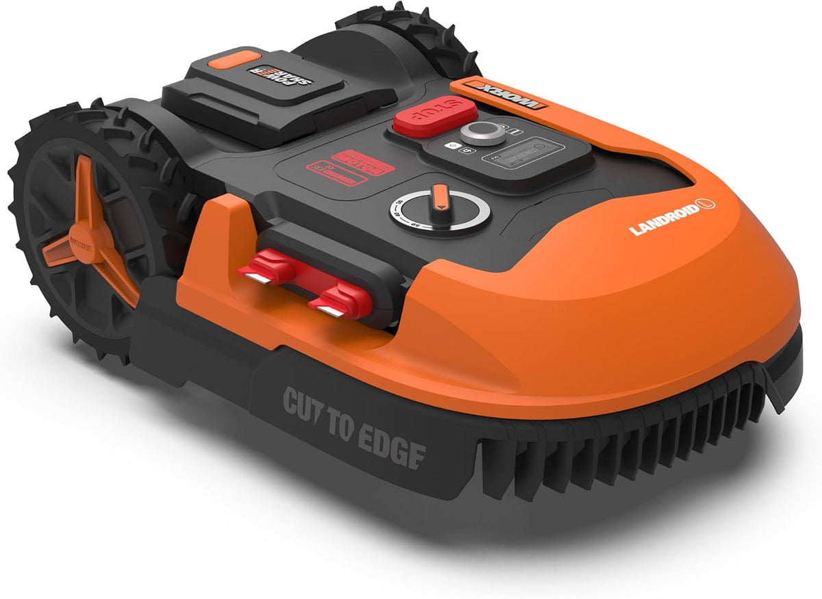 WORX WR147E.1 Mähroboter, mit WLAN, Orange/Schwarz